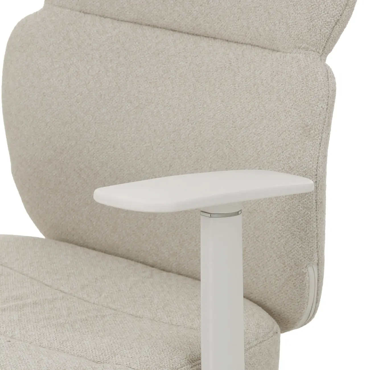 CADEIRA DE ESCRITÓRIO BOLSTER - BRANCO/OFF WHITE - Foto 7
