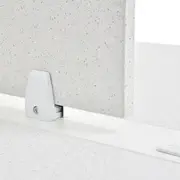 EST TRAB QUÁDRUPLA C/ DIVISÓRIA METRIC - BRANCO/GRANILITE - Foto 11