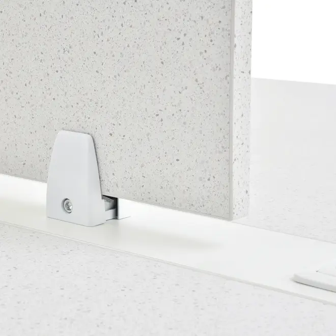EST TRAB QUÁDRUPLA C/ DIVISÓRIA METRIC - BRANCO/GRANILITE - Foto 11