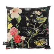 ALMOFADA 44 CM X 44 CM NATUREZA BOTÂNICA - PRETO/MULTICOR - Foto 2