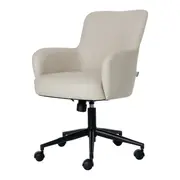 CADEIRA HOME OFFICE KOLDING - PRETO/CAMELO - Foto 3