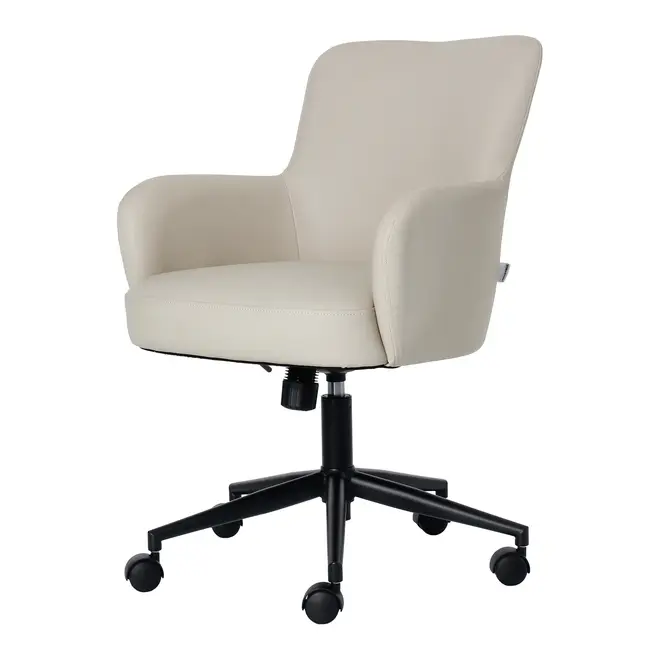 CADEIRA HOME OFFICE KOLDING - PRETO/CAMELO - Foto 3