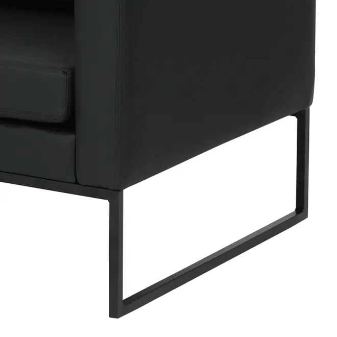 POLTRONA DETROIT - PRETO/PRETO - Foto 10