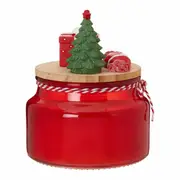 ÁRVORE VELA POTE 12 CM SANTA ROCKS - TERRACOTA/MUSGO - Foto 5