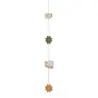 CORDÃO DECORATIVO 1,18 M VILAREJO NOEL - CASCA DE URUCUM/CIPESTRE - Foto 3