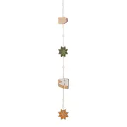 CORDÃO DECORATIVO 1,18 M VILAREJO NOEL - CASCA DE URUCUM/CIPESTRE - Foto 3