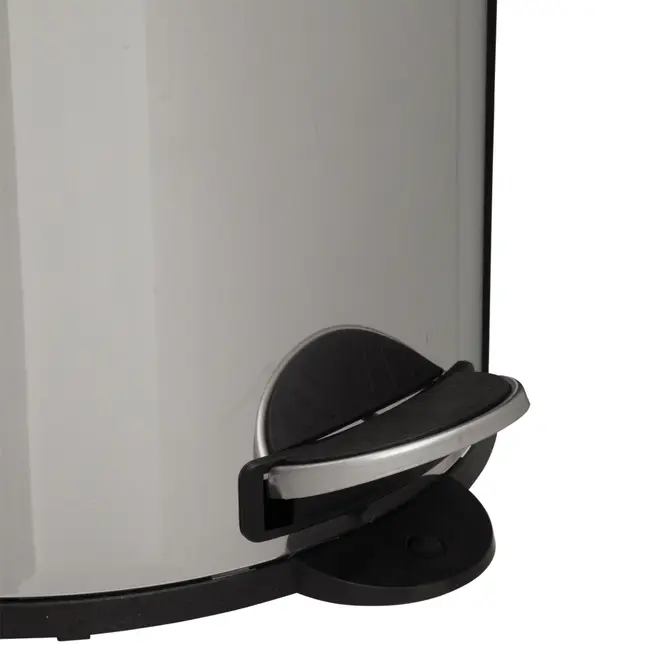 LIXEIRA COM PEDAL 20 L HOYT - INOX/PRETO - Foto 11
