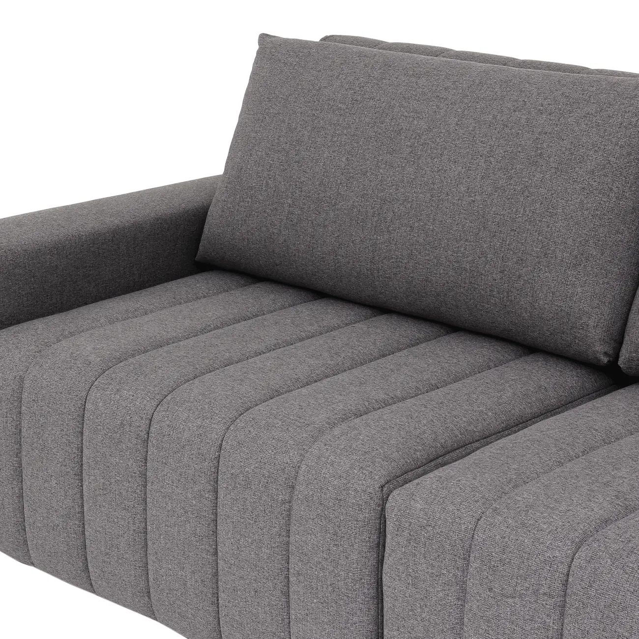 SOFÁ-CAMA RETRÁTIL E RECLINÁVEL 3 LUGARES SNOOZE - CINZA - Foto 13