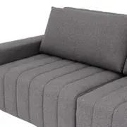 SOFÁ-CAMA RETRÁTIL E RECLINÁVEL 3 LUGARES SNOOZE - CINZA - Foto 13