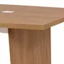 MESA REUNIÃO 2,10 M X 1,10 M COM CAIXA PARA CONECTIVIDADE BOSS - OAK TAMMI/BRANCO - Foto 7