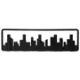 CABIDEIRO DE PAREDE COM 5 GANCHOS URB SKYLINE - PRETO - Foto 1