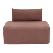 SOFÁ 4 LUGARES SHIRO - RUBY MOCHA/QUARTZO ROSA - Foto 3