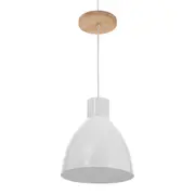 LUMINÁRIA DE TETO ALENTO - BRANCO/AMÊNDOA - Foto 1