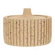 CAIXA DECORATIVA 11 CM X 11 CM X 8 CM HAZINA - BEGE - Foto 2
