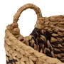 CESTO 29 CM X 45 CM X 35 CM AGUAPÉ - FIBRA NATURAL/PRETO - Foto 9