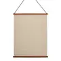 FLÂMULA 37 CM X 47 CM MULHER PÁSSARO FLORESTA - ARGILA CRUA/MULTICOLOR - Foto 2