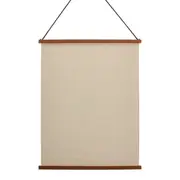 FLÂMULA 37 CM X 47 CM MULHER PÁSSARO FLORESTA - ARGILA CRUA/MULTICOLOR - Foto 2
