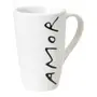 CANECA 400 ML LIVRO EM LOUÇAS AMOR - BRANCO/PRETO - Foto 2