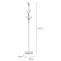 CABIDEIRO DE CHÃO TWIG - BRANCO/CROMADO - Foto 2