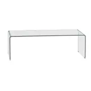 MESA DE CENTRO 1,10 M X 55 CM INGLASS - INCOLOR/CROMADO - Foto 1