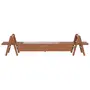 ESTRUTURA DE RACK 2 GAVETAS 2 M X 45 CM REGATA - NOZES - Foto 1