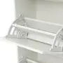 SAPATEIRA PAREDE 5 PORTAS BASCULANTES FAMILY THIN - BRANCO/BRANCO - Foto 8