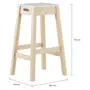 BANCO ALTO PALETBOX - NATURAL WASHED/BRANCO - Foto 2
