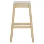 BANCO ALTO PALETBOX - NATURAL WASHED/BRANCO - Foto 1
