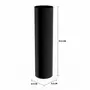 VASO 25 CM TUBI - PRETO - Foto 2