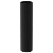 VASO 25 CM TUBI - PRETO - Foto 1