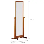ESPELHO 55 CM X 1,44 M SPIN - NOZES - Foto 2