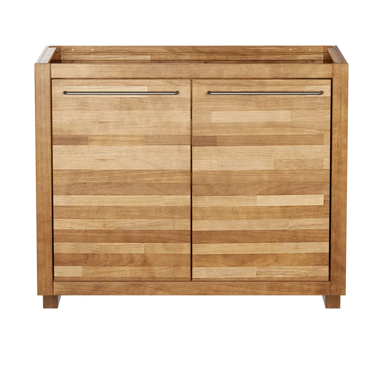 ARMÁRIO DE COZINHA INFERIOR 2 PORTAS 1 M GOURMET - NOZES/ZINCO - Foto 1