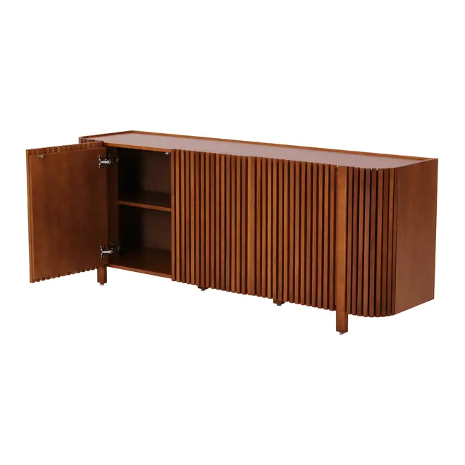 BUFFET 3 PORTAS 1,83 M X 46 CM HIGIENÓPOLIS - NOZES - Foto 6