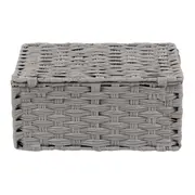 CESTO DOBRÁVEL 34 CM X 24 CM X 15 CM NID - CINZA PROVENCE - Foto 1