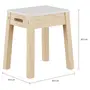 BANQUINHO PALETBOX - NATURAL WASHED/BRANCO - Foto 2