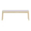 NATURAL WASHED/BRANCO - BANCO 2 LUGARES PALETBOX