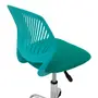 CADEIRA HOME OFFICE TEEN GUMMI - CROMADO/ANIS - Foto 5