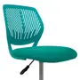 CADEIRA HOME OFFICE TEEN GUMMI - CROMADO/ANIS - Foto 6