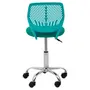 CADEIRA HOME OFFICE TEEN GUMMI - CROMADO/ANIS - Foto 8