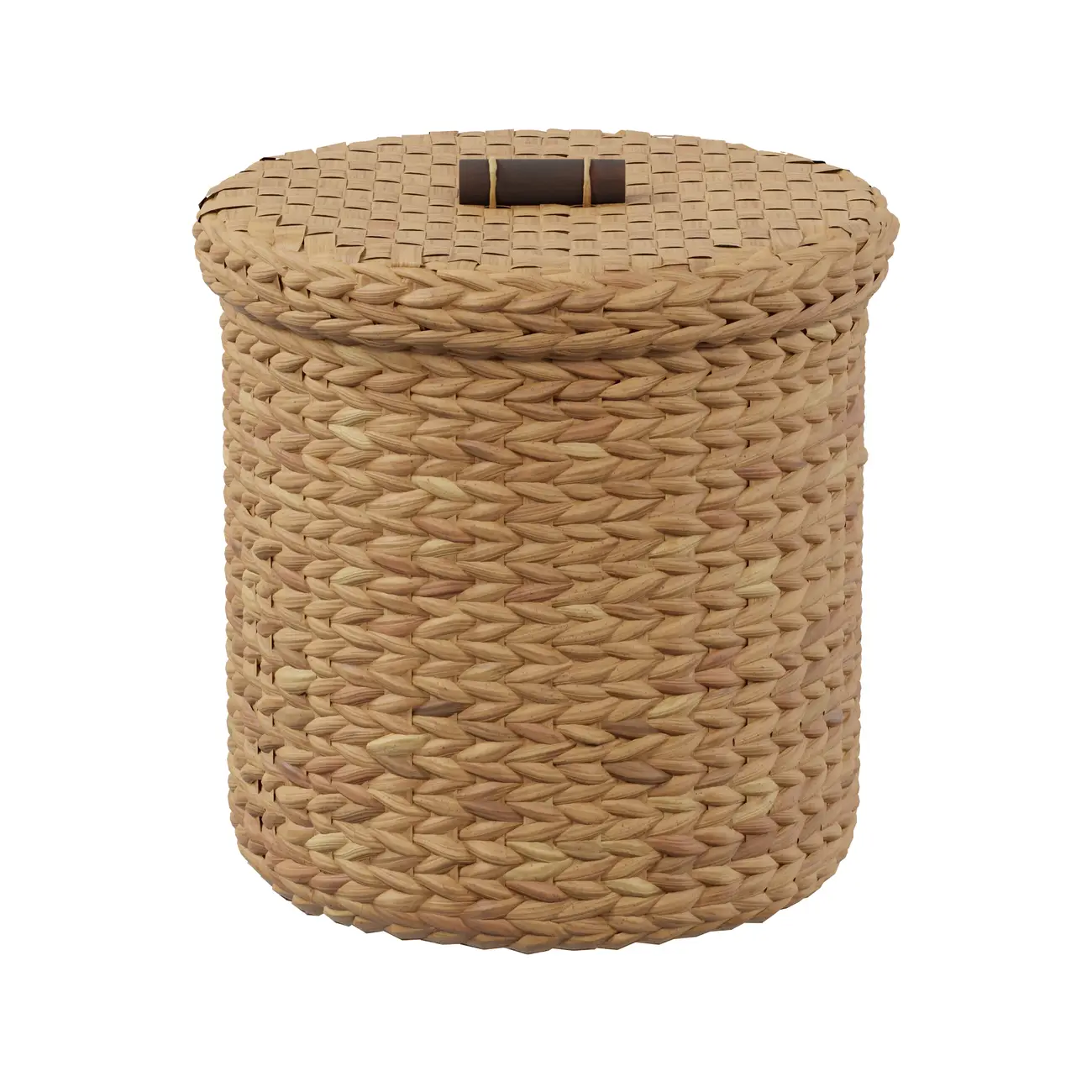 CESTO PARA ROUPA 41 CM X 44 CM TABOA TRANÇA - FIBRA CLARA - Foto 1