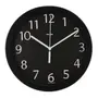 PRETO - RELÓGIO DE PAREDE 24 CM TICKING