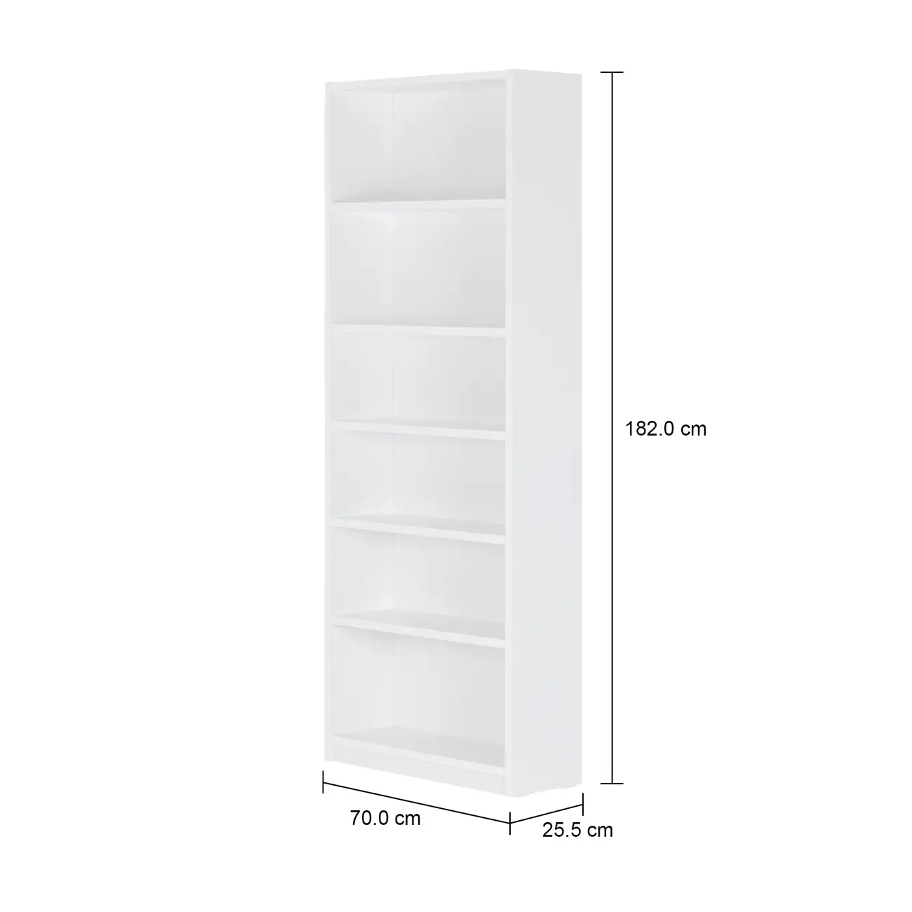 ESTANTE 70 CM X 1,82 M COLLECTION - BRANCO - Foto 4