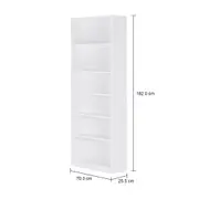 ESTANTE 70 CM X 1,82 M COLLECTION - BRANCO - Foto 4