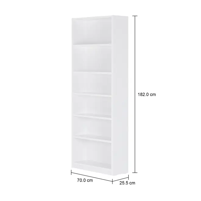 ESTANTE 70 CM X 1,82 M COLLECTION - BRANCO - Foto 4