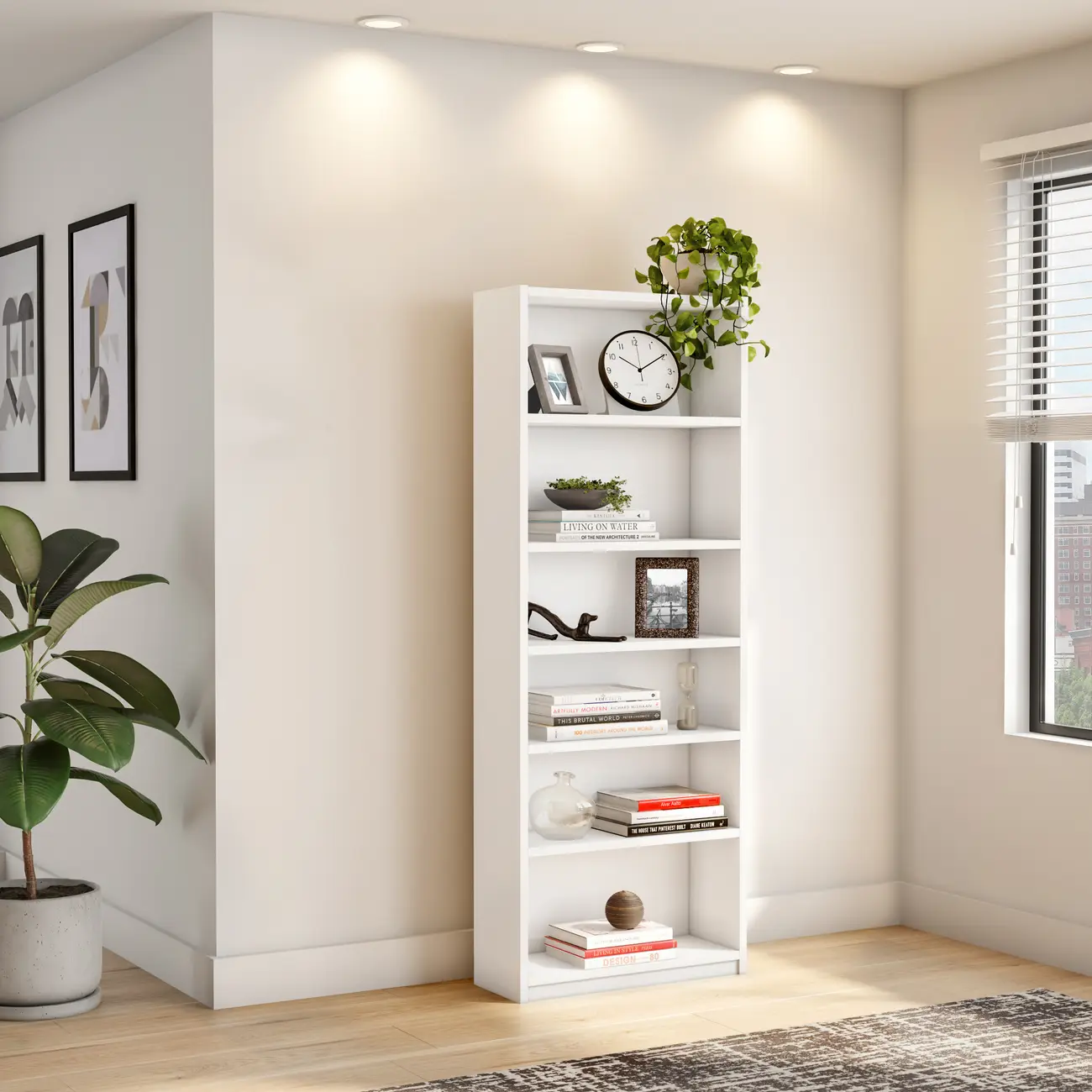 ESTANTE 70 CM X 1,82 M COLLECTION - BRANCO - Foto 5