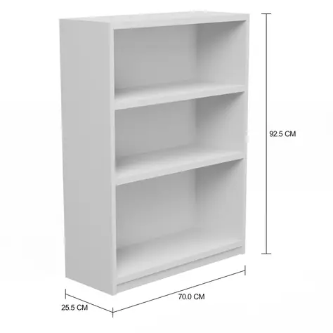 Imagem com medidas do produto ESTANTE 70 CM X 92 CM COLLECTION