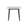 MESA DE JANTAR EXTENSÍVEL 1,36 M/1,76 M X 90 CM OREGON - NOZES/BRANCO - Foto 3