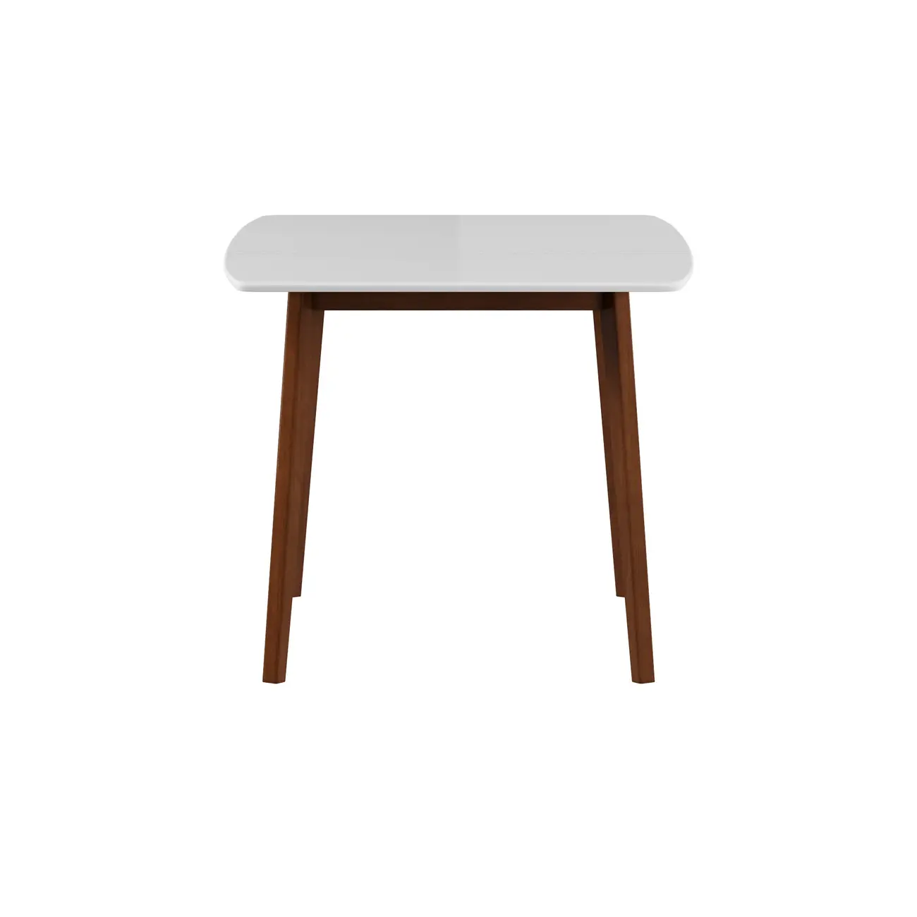 MESA DE JANTAR EXTENSÍVEL 1,36 M/1,76 M X 90 CM OREGON - NOZES/BRANCO - Foto 3
