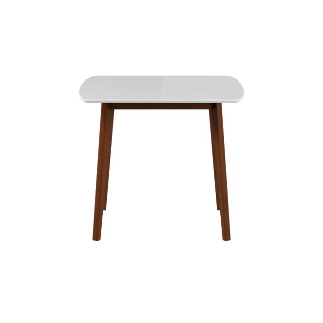 MESA DE JANTAR EXTENSÍVEL 1,36 M/1,76 M X 90 CM OREGON - NOZES/BRANCO - Foto 3