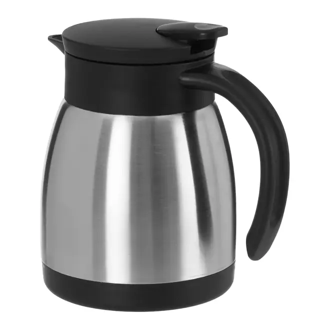 GARRAFA TÉRMICA 400 ML PRESS & DRINK - INOX/PRETO - Foto 3